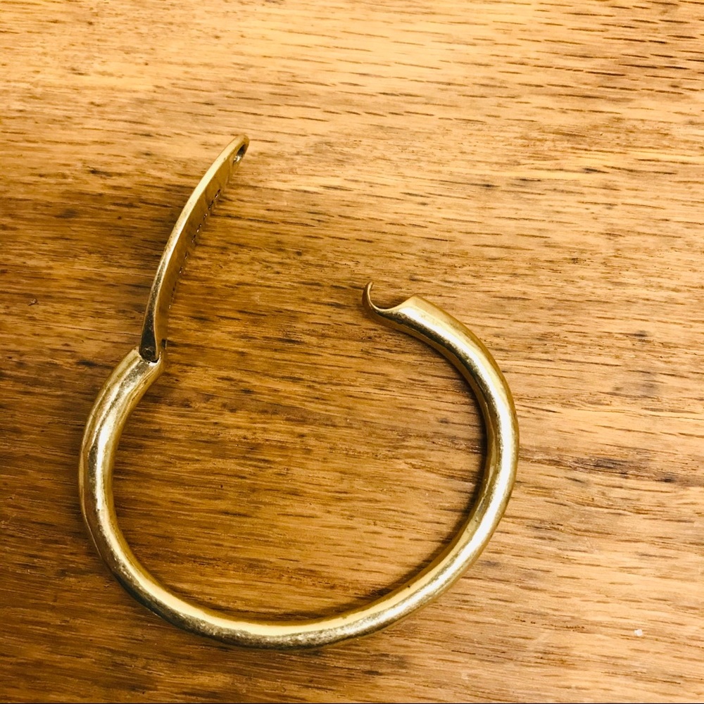 Lucky Brand Bracelet Brushed Brass w/ Sparkle - Picture 7 of 7